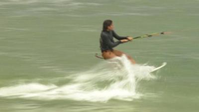 Kitesurfing in Brazil