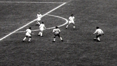 Garrincha scores against England