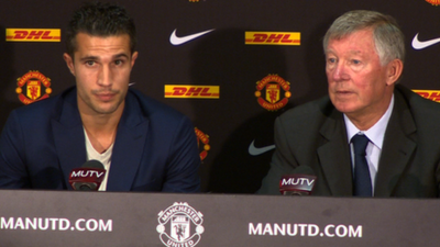 Robin Van Persie and Sir Alex Ferguson