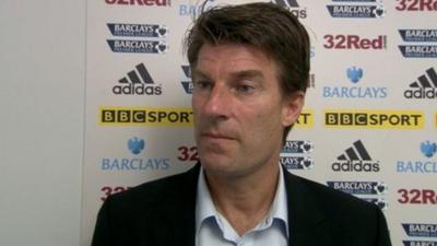 Swansea manager Brian Laudrup