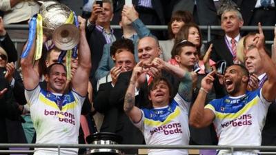 Warrington Wolves win 2012 Challenge Cup