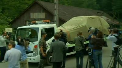 Car taken away from scene of shootings in the French Alps