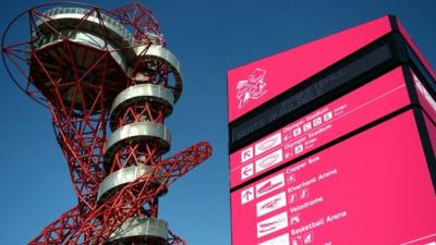 Orbit tower at the Olympic Park