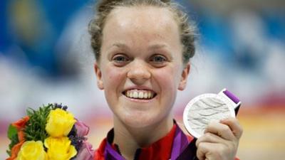 British swimmer Ellie Simmonds