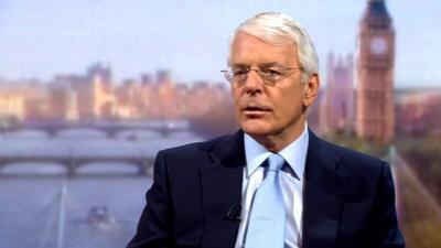 Sir John Major on The Andrew Marr Show