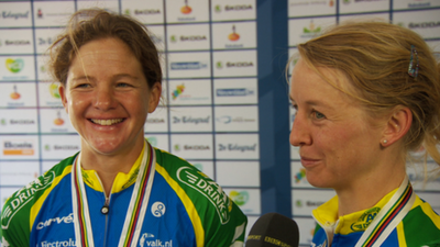 Sharon Laws and Emma Pooley