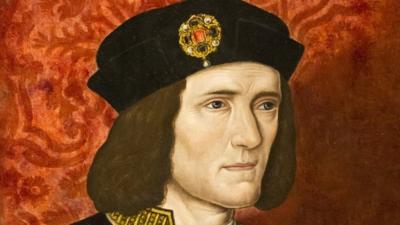 A painting of King Richard III