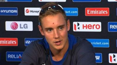 England's Twenty20 captain Stuart Broad