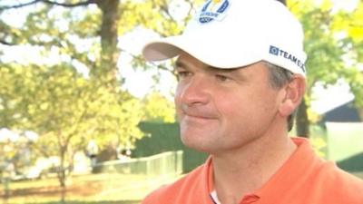 European Ryder Cup team member Paul Lawrie