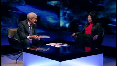 Jeremy Paxman and Professor Lesley Yellowlees