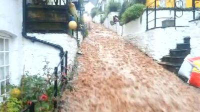 Clovelly flood