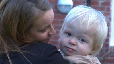 Jack Baird and his mother Gemma