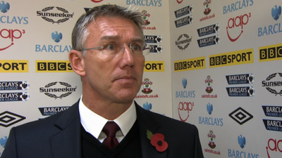 Southampton manager Nigel Adkins