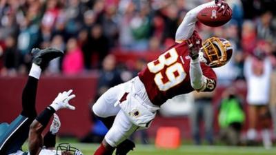 Washington Redskins' wide reciever Santana Moss