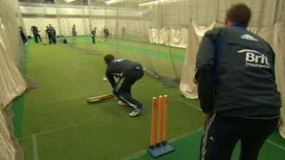 Training session at Edgbaston