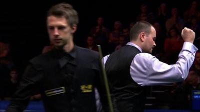 Judd Trump and Mark Joyce