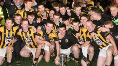 Crossmaglen celebrate winning the Ulster Club Championship