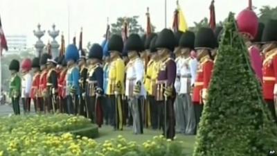 Thailand soldiers in uniform