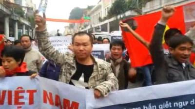 Anti-China protests in Hanoi