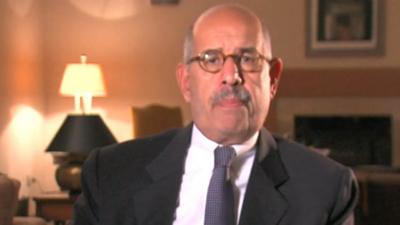 Nobel peace laureate and founder of the Constitution Party Mohamed El Baradei