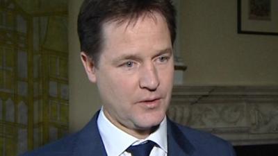 Deputy Prime Minister Nick Clegg