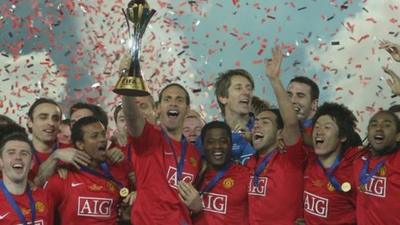 Manchester United win 2008 Club World Cup