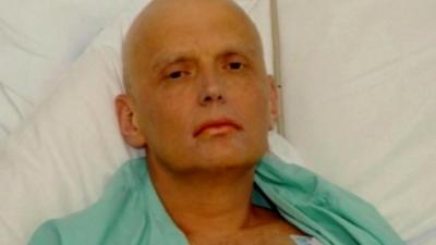 Alexander Litvinenko in hospital