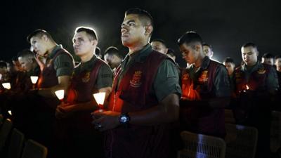 Venezuelan soldiers in Caracas