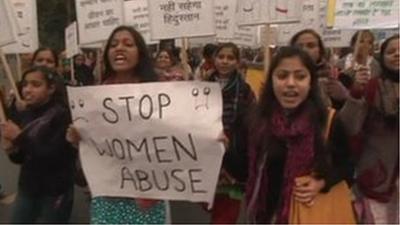 Women protesters in India