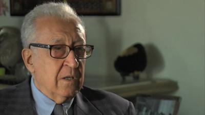 UN envoy to Syria, Lakhdar Brahimi