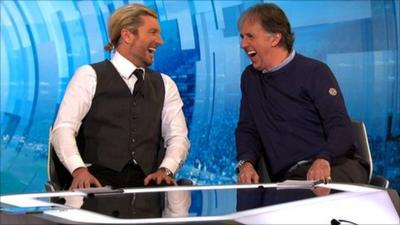 Robbie Savage and Mark Lawrenson