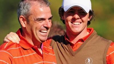 Paul McGinley and Rory McIlroy