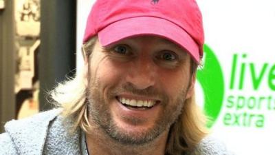 BBC sport pundit and ex-footballer Robbie Savage