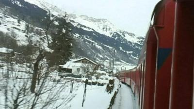 Train to Davos