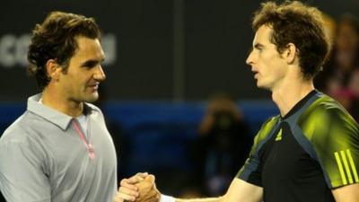 Roger Federer and Andy Murray