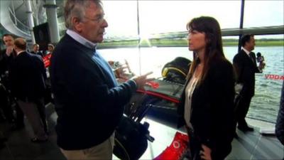 Gary Anderson and Suzi Perry