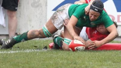 Sophie Spence scores for Ireland Women