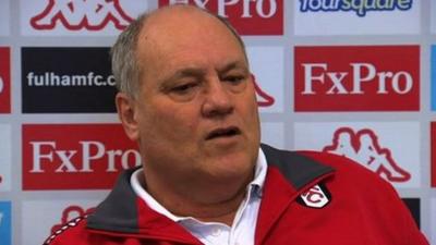 Fulham boss Martin Jol