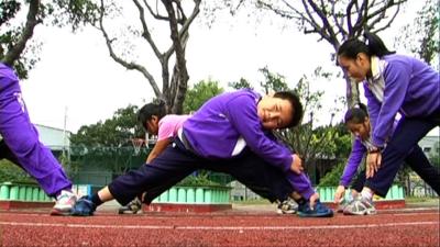 Children exercising in Taiwan