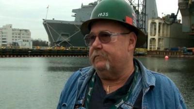 BAE Systems worker Thomas Ehret