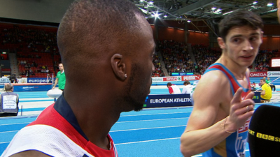 Nigel Levine wins controversial 400m silver medal