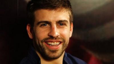 Barcelona's Gerard Pique