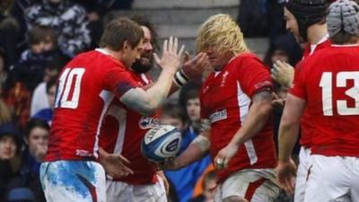 Richard Hibbard was the sole try-scorer in Wales victory