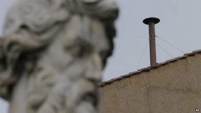 Chimney on Sistine Chapel