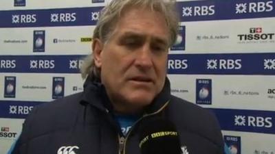 Scotland interim coach Scott Johnson