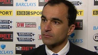 Wigan manager Roberto Martinez