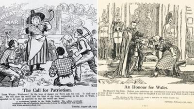 Two of Staniforth's cartoons