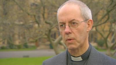 Archbishop of Canterbury, the Most Rev Justin Welby