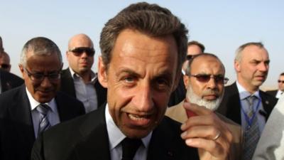 French ex-President Nicolas Sarkozy