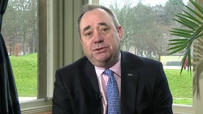 Alex Salmond on The Andrew Marr Show